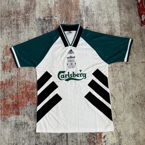 Liverpool FC 1993-95 Away Retro Soccer Jersey Adidas Vintage Football Shirt Sz M
